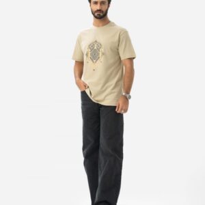 Green Cotton Short Sleeve T-Shirt